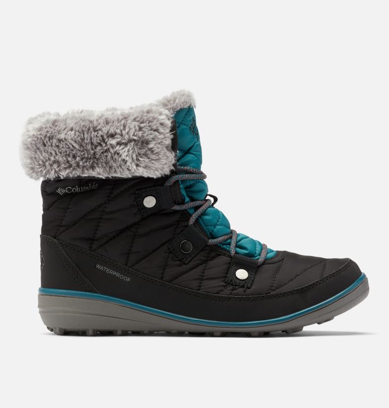 Black Columbia Heavenly™ Shorty Omni-Heat™ Women's Winter Boots | NZO4221BR