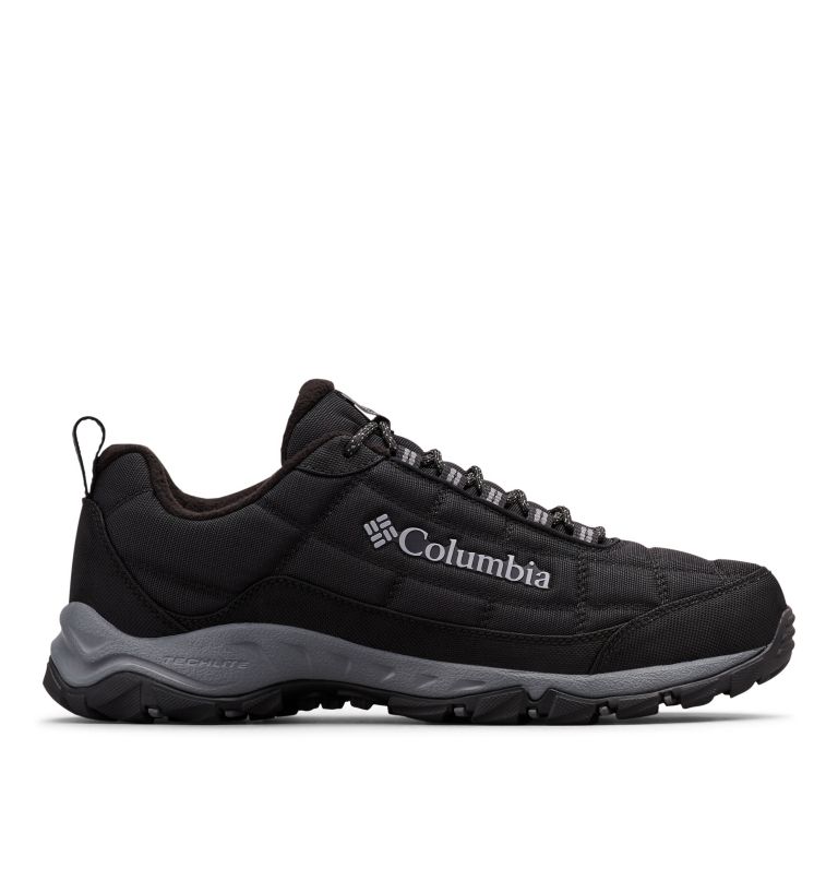 Black/Grey Columbia Firecamp™ Fleece Lined Men's Hiking Shoes | FOR3924IJ