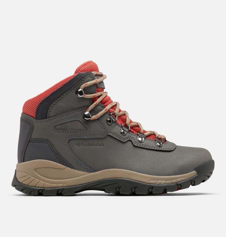 Grey/Coral Columbia Newton Ridge™ Plus Waterproof Women's Hiking Boots | JPF5275NX