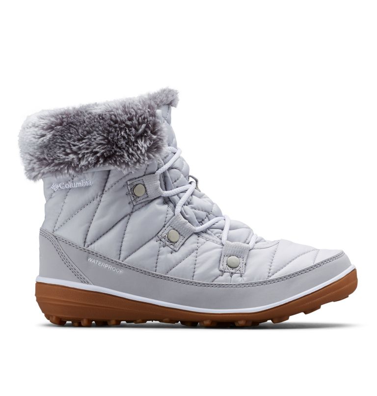 Grey/White Columbia Heavenly™ Shorty Omni-Heat™ Women's Winter Boots | KVG3126VO