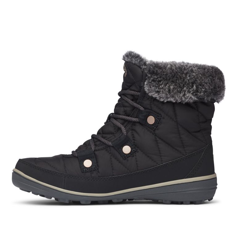 Black Columbia Heavenly™ Shorty Omni-Heat™ Women's Winter Boots | CGU8915WU