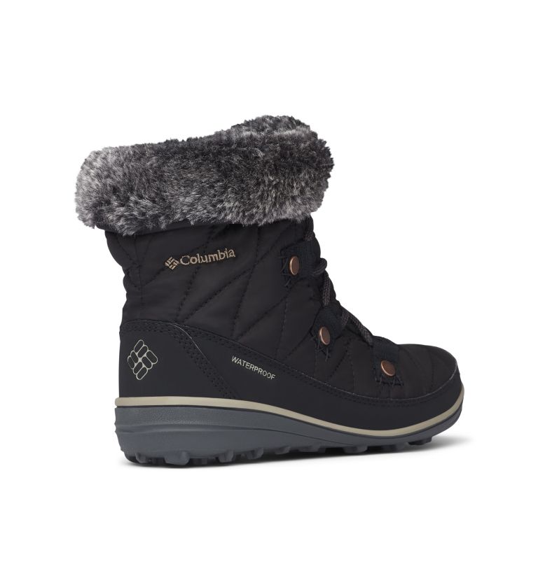 Black Columbia Heavenly™ Shorty Omni-Heat™ Women's Winter Boots | CGU8915WU