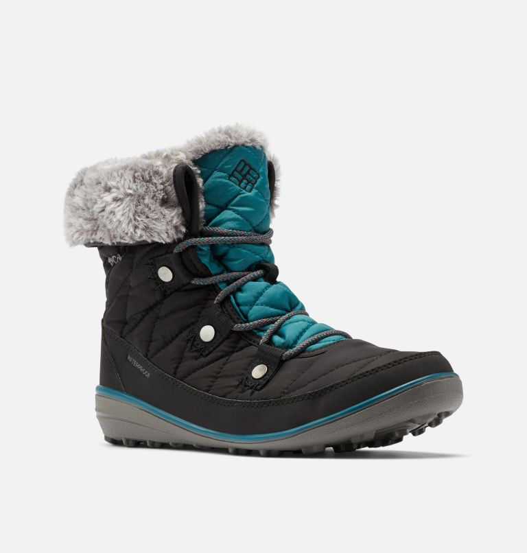 Black Columbia Heavenly™ Shorty Omni-Heat™ Women's Winter Boots | NZO4221BR