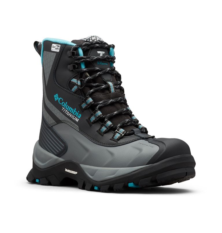 Black Columbia Powderhouse Titanium Omni-Heat™ 3D OutDry™ Women's Winter Boots | ETH7274BN