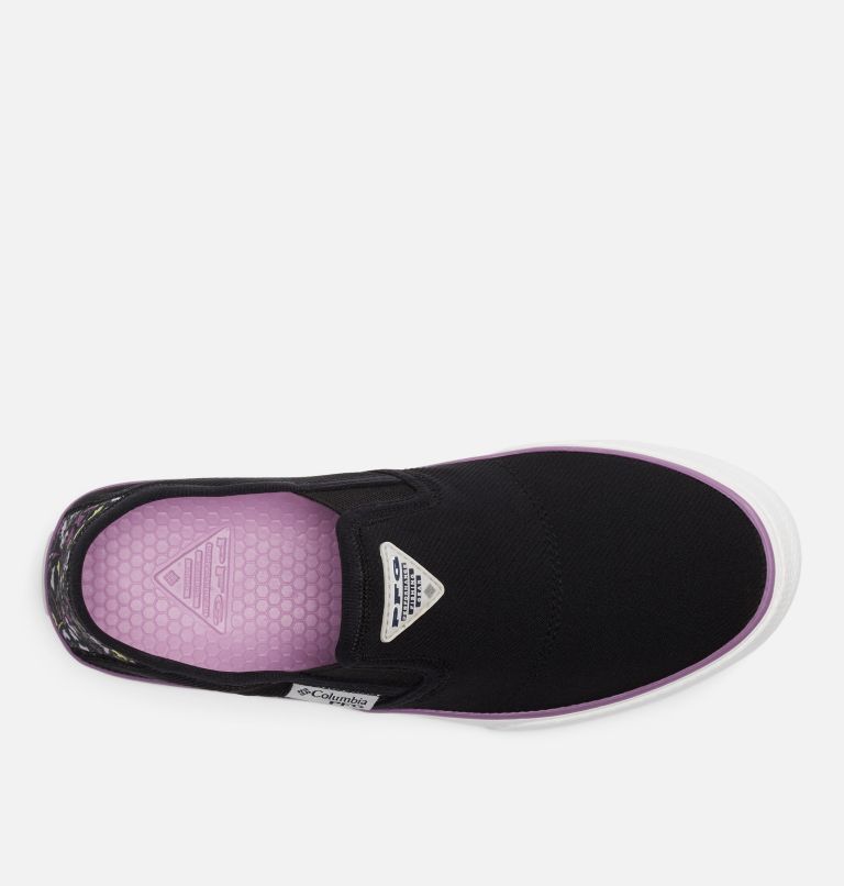 Black/Dark Lavender Columbia PFG Slack Water™ Women's Slip On Shoes | AWQ4156KZ