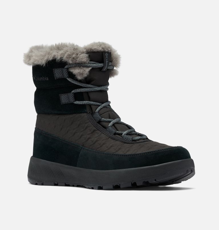 Black/Deep Grey Columbia Slopeside Peak™ Omni-Heat™ Infinity Luxe Women's Winter Boots | FYG88100VO