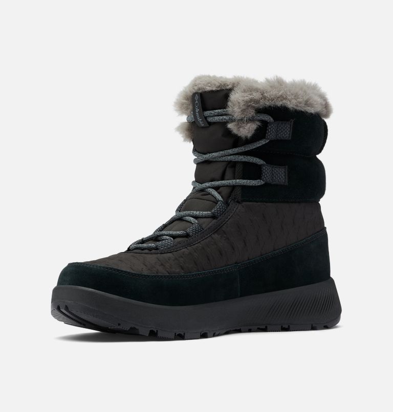 Black/Deep Grey Columbia Slopeside Peak™ Omni-Heat™ Infinity Luxe Women's Winter Boots | FYG88100VO