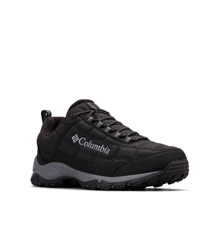 Black/Grey Columbia Firecamp™ Fleece Lined Men's Hiking Shoes | FOR3924IJ