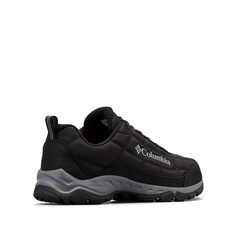 Black/Grey Columbia Firecamp™ Fleece Lined Men's Hiking Shoes | FOR3924IJ