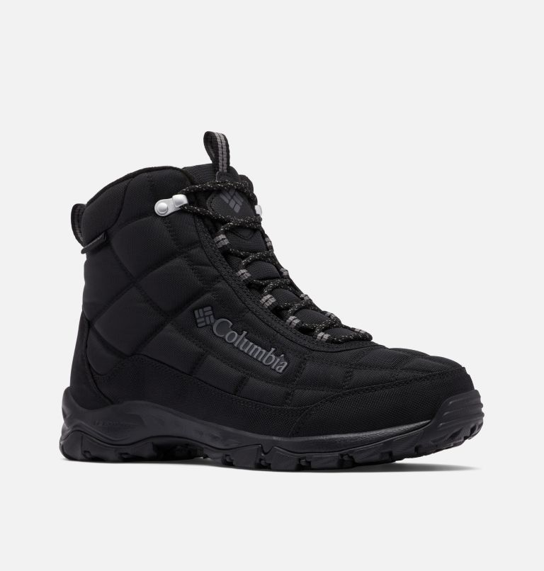 Black/Grey Columbia Firecamp™ Men's Hiking Boots | NIS421WR