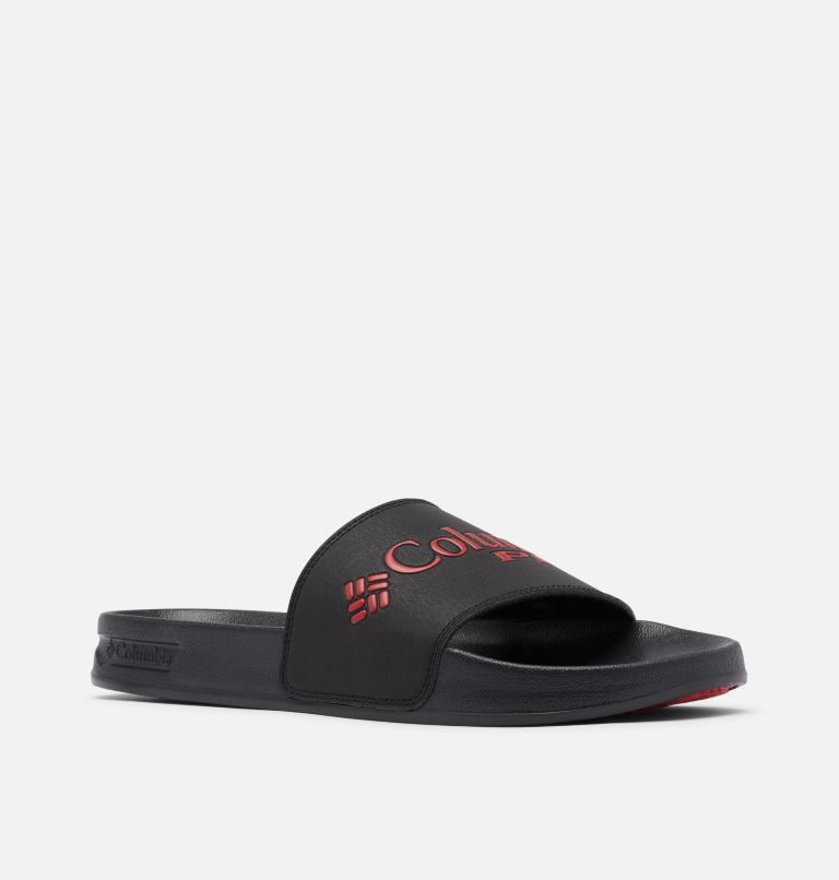 Black/Red Columbia PFG Tidal Ray™ Slide Men's Sandals | SGF4130MS