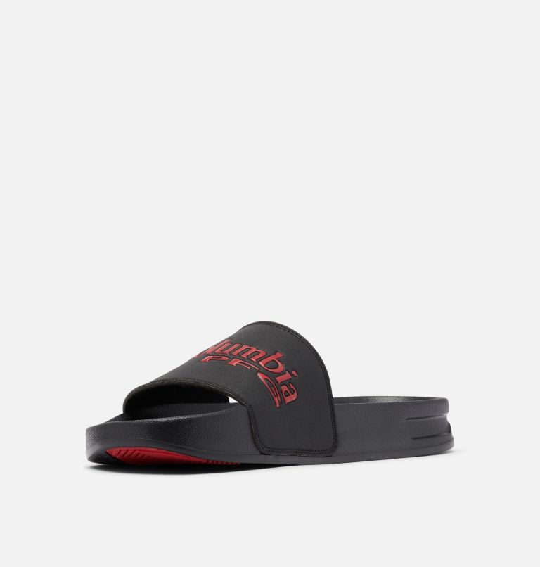 Black/Red Columbia PFG Tidal Ray™ Slide Men's Sandals | SGF4130MS