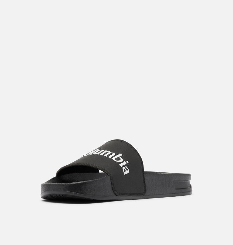 Black/White Columbia Hood River™ Slide Men's Sandals | QOU2116GL