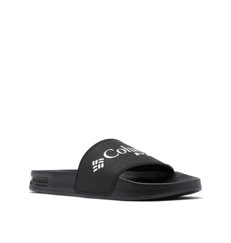 Black/White Columbia PFG Tidal Ray™ Slide Men's Sandals | RNL2793UL