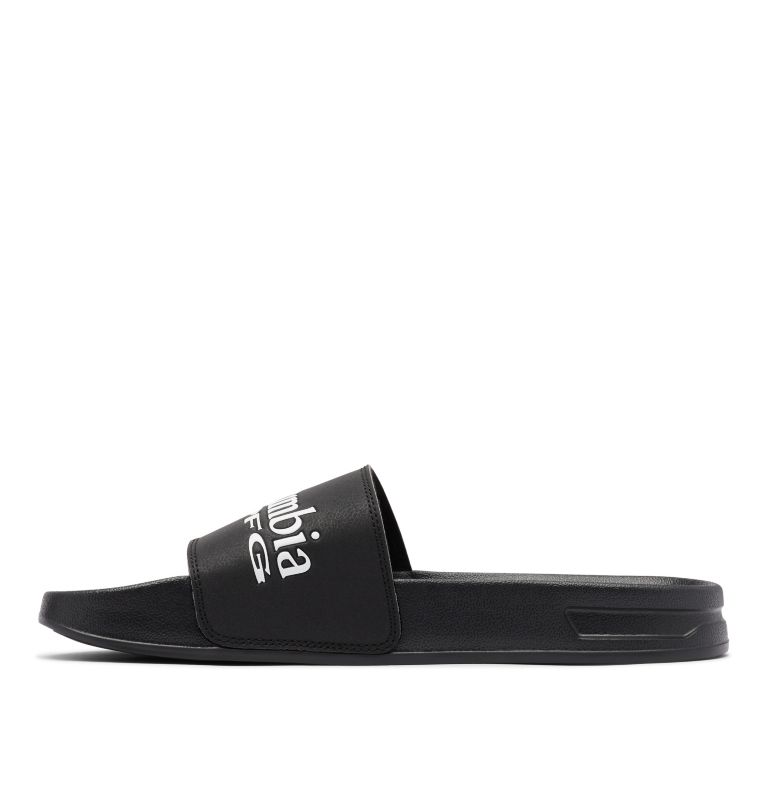 Black/White Columbia PFG Tidal Ray™ Slide Men's Sandals | RNL2793UL