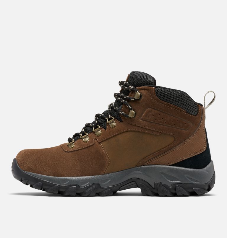 Dark Brown/Dark Grey Columbia Newton Ridge™ Plus II Suede Waterproof Men's Hiking Boots | IZX1243QA