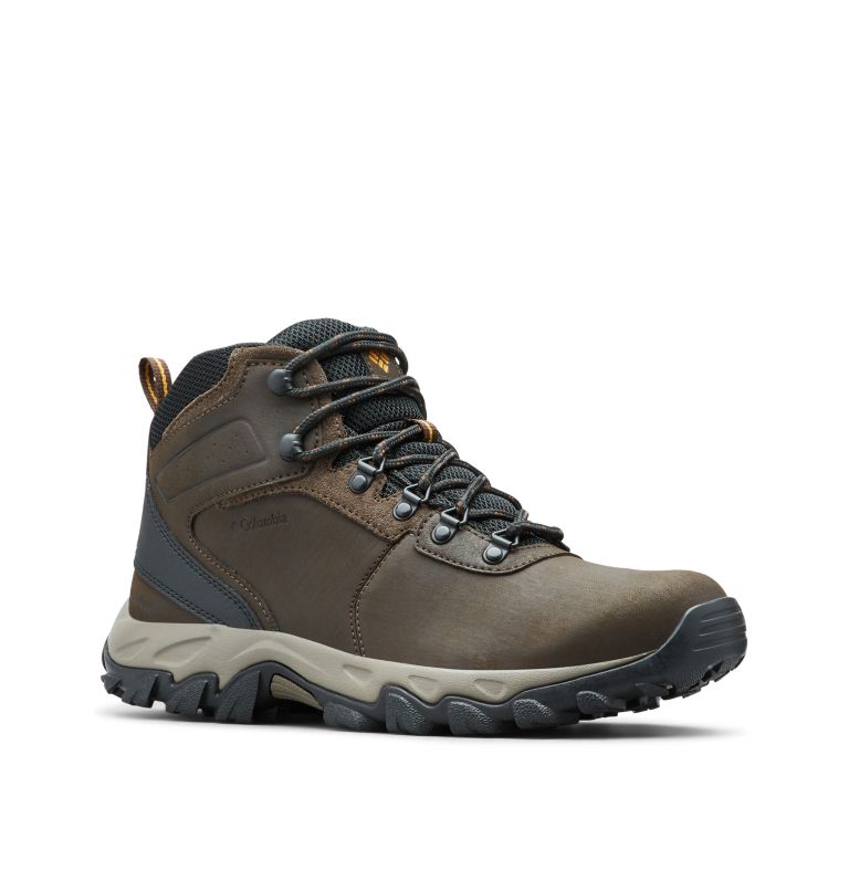 Dark Brown/Grey Columbia Newton Ridge™ Plus II Waterproof Men's Hiking Boots | BKB8585RO