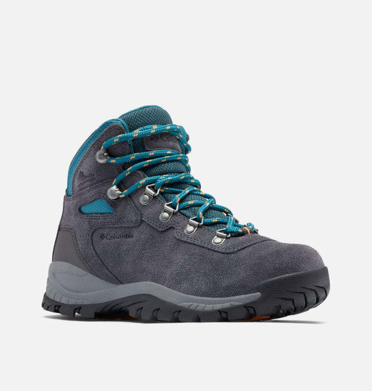 Dark Grey/Blue Columbia Newton Ridge™ Plus Waterproof Amped Women's Hiking Boots | IHG2368GM