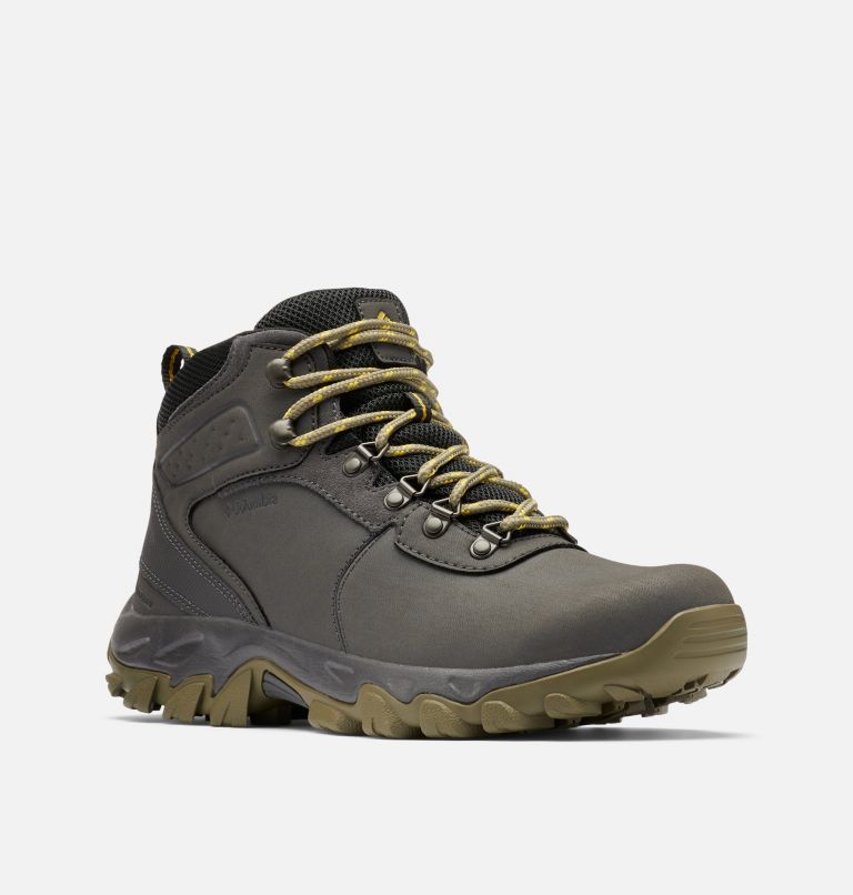 Dark Grey/Green Columbia Newton Ridge™ Plus II Waterproof Men's Hiking Boots | ALA8799NP