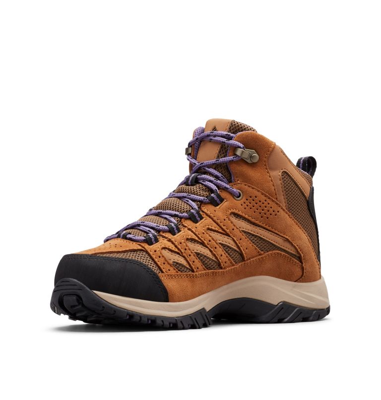 Dark/Purple Columbia Crestwood™ Mid Waterproof Women's Hiking Boots | VCB1280OT