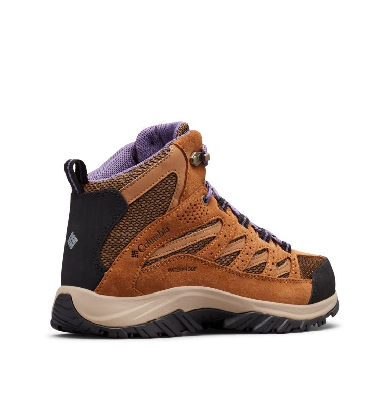 Dark/Purple Columbia Crestwood™ Mid Waterproof Women's Hiking Boots | VCB1280OT