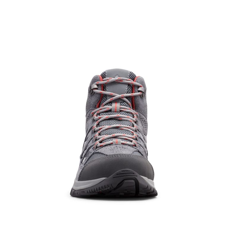 Deep Grey/Red Columbia Crestwood™ Mid Waterproof Women's Hiking Boots | ZXC9425GC