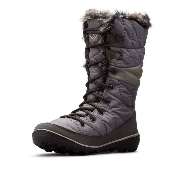 Grey/Chocolate Columbia Heavenly™ Omni-Heat™ Waterproof Women's Snow Boots | SLU836DR