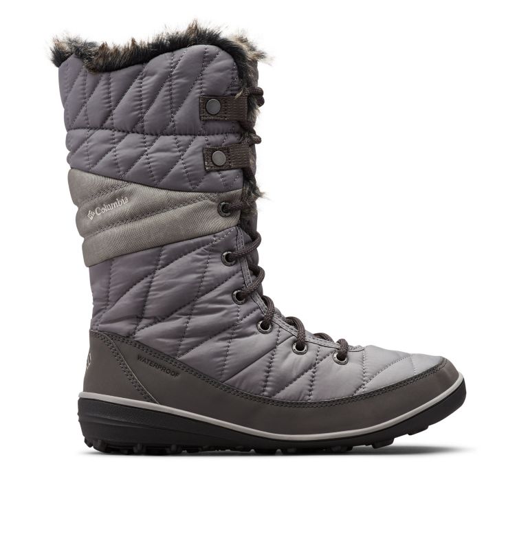 Grey/Chocolate Columbia Heavenly™ Omni-Heat™ Waterproof Women\'s Snow Boots | SLU836DR