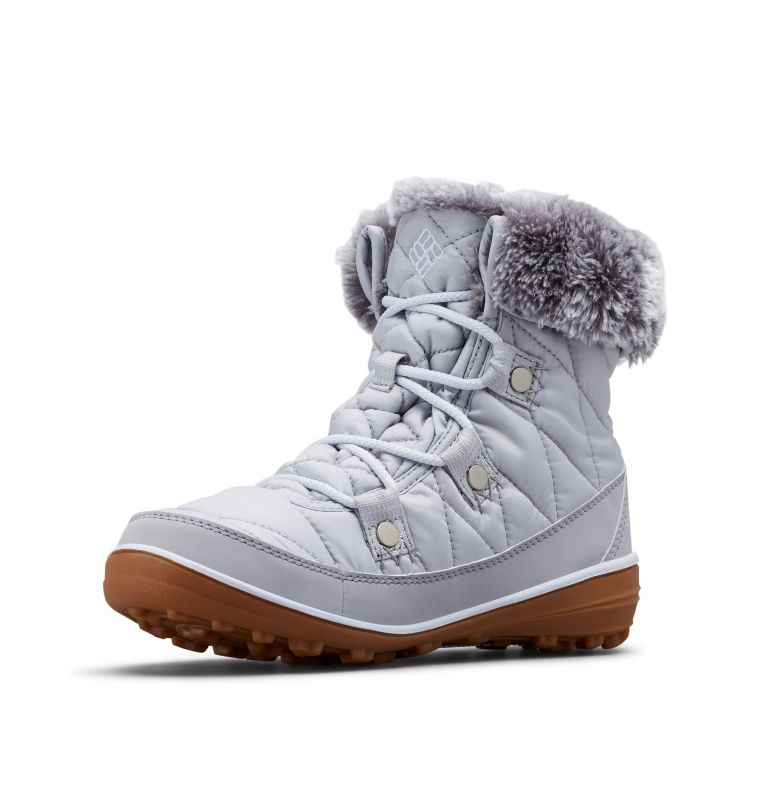 Grey/White Columbia Heavenly™ Shorty Omni-Heat™ Women's Winter Boots | KVG3126VO