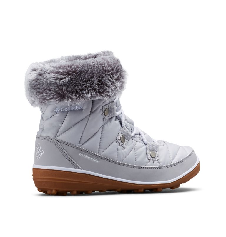 Grey/White Columbia Heavenly™ Shorty Omni-Heat™ Women's Winter Boots | KVG3126VO