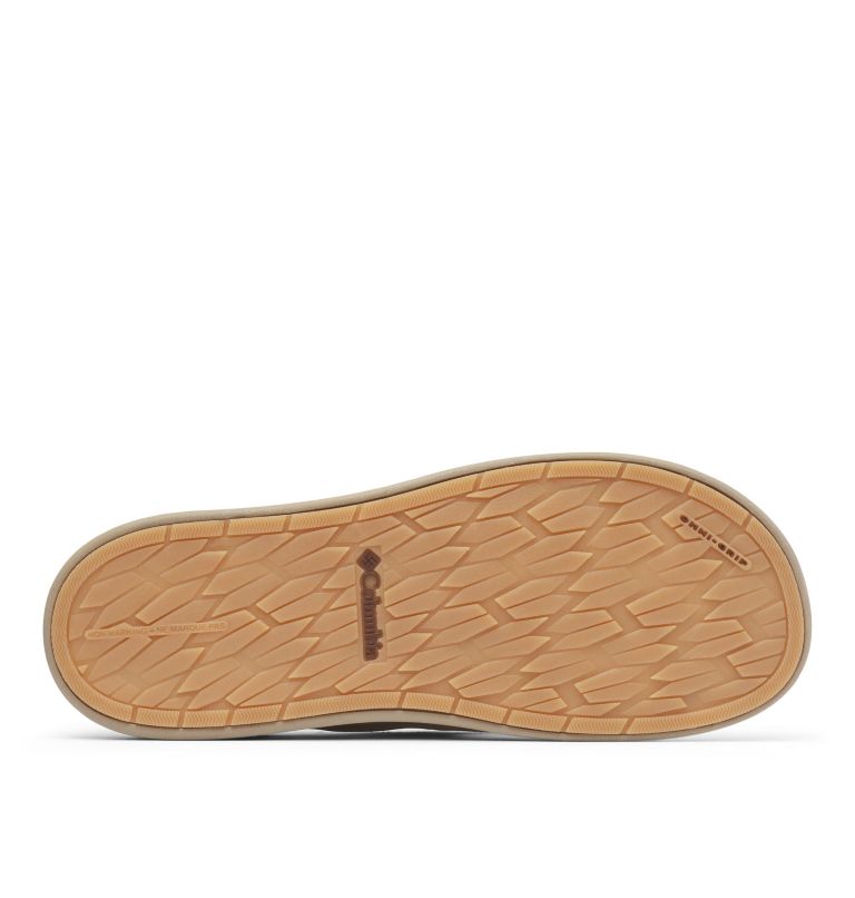 Khaki Columbia PFG Rostra™ II Leather Men's Flip Flops | BWK983PY