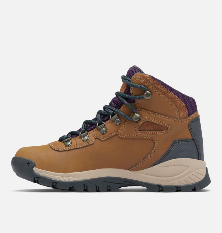 Light Brown/Purple Columbia Newton Ridge™ Plus Waterproof Women's Hiking Boots | YZA4092FR