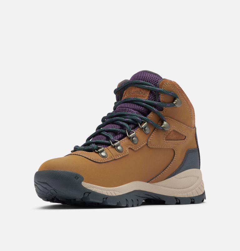 Light Brown/Purple Columbia Newton Ridge™ Plus Waterproof Women's Hiking Boots | YZA4092FR