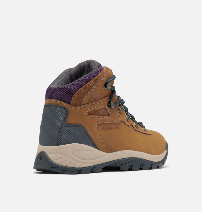 Light Brown/Purple Columbia Newton Ridge™ Plus Waterproof Women's Hiking Boots | YZA4092FR