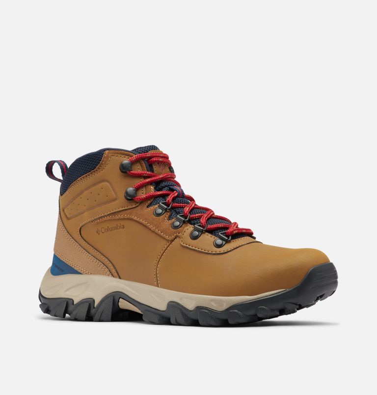 Light Brown/Red Columbia Newton Ridge™ Plus II Waterproof Men's Hiking Boots | MKA7339UP