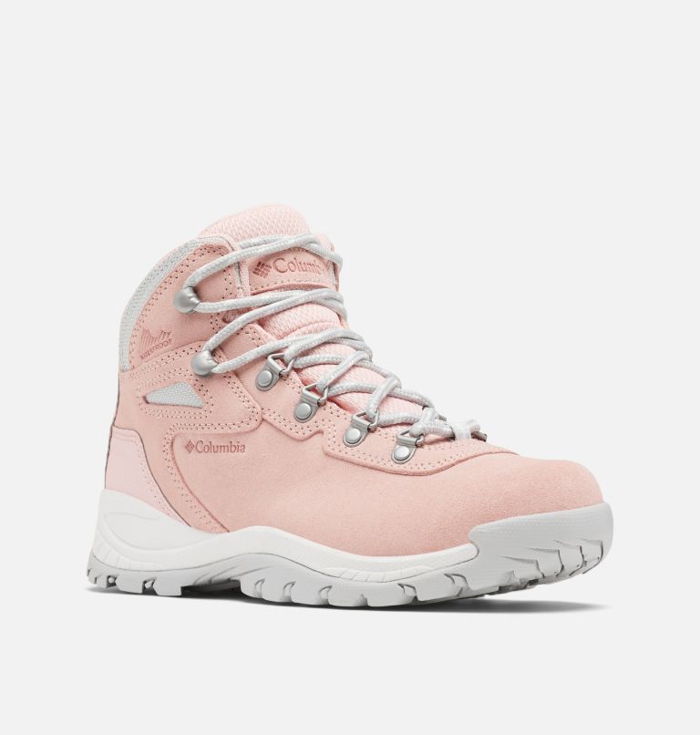 Pink/Grey Columbia Newton Ridge™ Plus Waterproof Amped Women's Hiking Boots | IGS1344UV