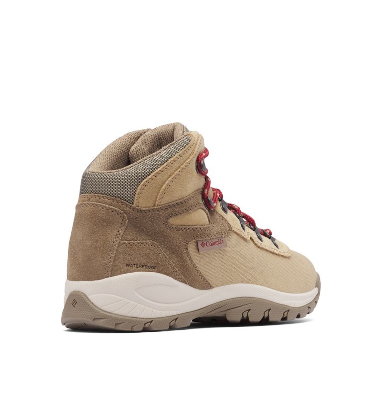 Red Columbia Newton Ridge™ Canvas Waterproof Women's Hiking Boots | LUR2482VK