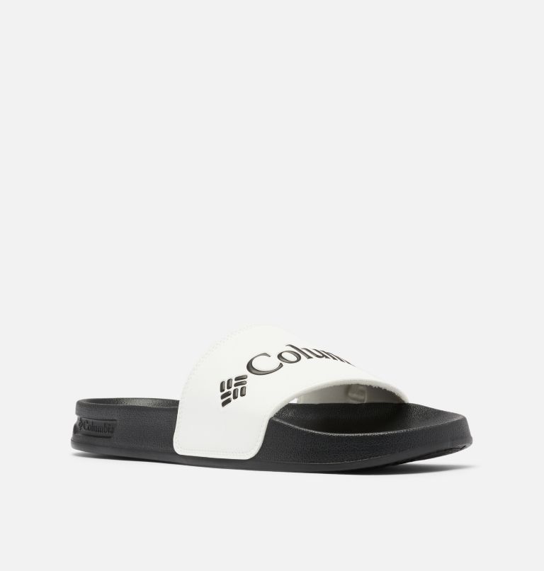 White/Black Columbia Hood River™ Slide Men's Sandals | BIZ818AL