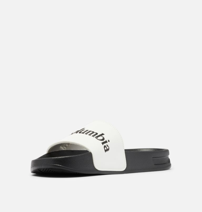 White/Black Columbia Hood River™ Slide Men's Sandals | BIZ818AL